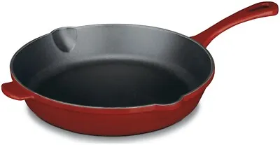 $45.66 • Buy Cuisinart Cast Iron Fry Pan / Skillet  Cardinal Red