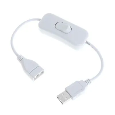 $4.87 • Buy USB Cable New 28cm USB 2.0 A Male To A Female Extension Extender White Cable ON