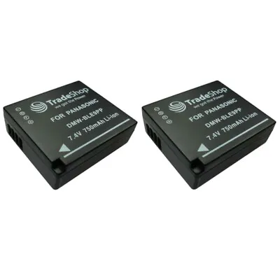 2x Li-Ion Battery 750mAh For Panasonic Lumix DC-TZ96EG DC-TZ97 DC-GX9 DC-LX100 II • £17.27