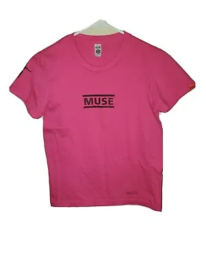 Muse Absolution 2003 Album Tour Band Shirt Girly Slim M Hot Pink • $37