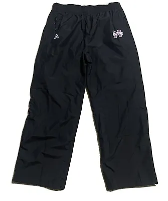 Adidas Mississippi State Bulldogs Men's Gore-Tex NCAA Black Rain Pants Size 3XL • $129.99