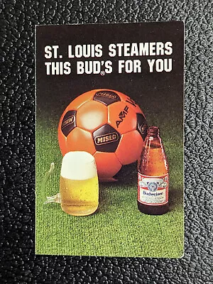 St. Louis Steamers 1982- 1983 Pocket Schedule MISL • $2