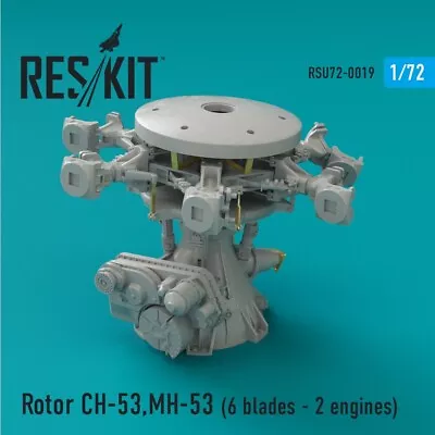 1/72 Reskit RSU72-0019 Rotor For CH-53/MH-53/HH-53 (6 Blades 2 Engines) • $25