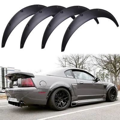 4.5  Fender Flares Extension Wheel Arches Over Wide Body Kit For Ford Mustang GT • $69.11
