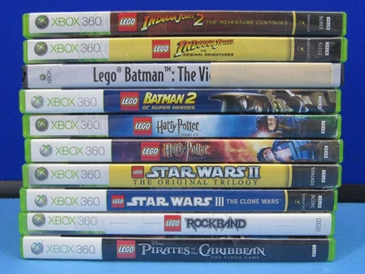 $59.98 • Buy Lot Of 10 Xbox 360 Lego Games Star Wars Batman Indiana Jones Harry Potter Bundle