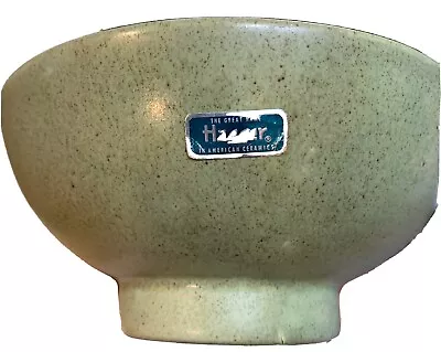 Vintage Haeger Green Speckled Bowl/Planter #101 With Original Sticker. • $15