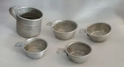 VINTAGE Wear Ever Measuring Cups # 3150 + 4 Set Perfect For HIKING. Lightweight • $27.99