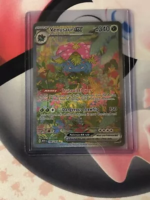 Pokémon TCG: Scarlet & Violet 151 - Venusaur EX #198/165 Special Illustration! • $19.99