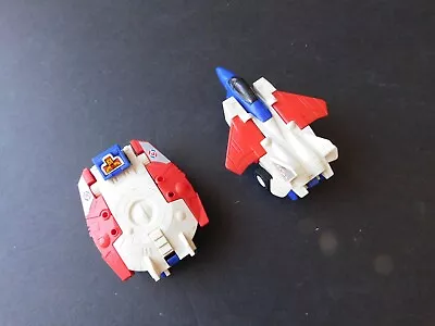 1980's 2 Vintage UFO Toy Robot Space Ship TRANSFORMER TOYS (TOMY-Made In Japan) • $7