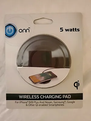 Onn 5w Wireless Charging Pad-iphone 8/8plus & Newer-samsung/google • $7.80