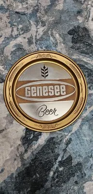 Vintage GENESEE Beer Tray Wall Sign On Tap 16  Brewing Man Cave Bar • $19.99
