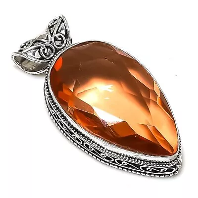 Morganite Gemstone Handmade 925 Sterling Silver Jewelry Pendant 1.97  • $8.54