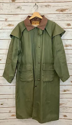 STOCKMAN Australia Mens Full Length Duster Ranch Coat Green • $179