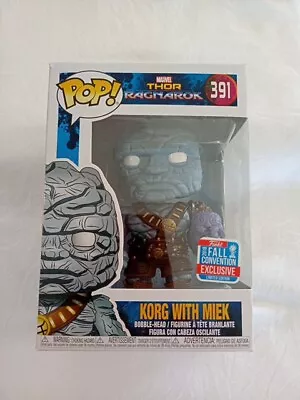 Korg With Miek #391 : Marvel Thor Ragnarok Funko Pop - 2018 Convention Ltd Ed • $30