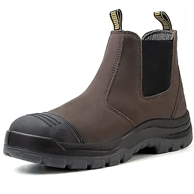 Men's Work Boots Steel Toe Waterproof Slip Resistant Safety Static Dissipative • $79.99