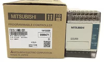 NEW Mitsubishi MELSEC PLC FX1S-14MR-001 FX1S14MR001 Original • £140.04