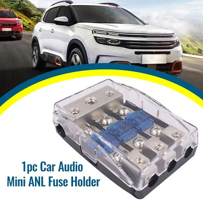 2/3/4 Way Mini ANL Fuse Holder Car Blade Stereo Audio Power Distribution Block • $11.44