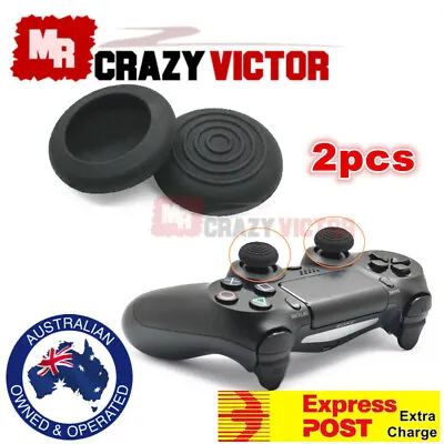 $2.49 • Buy 2pcs Joypad TPU Silicone Grip Cap For Playstation 4 PS4 Thumb Stick Controller