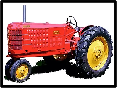 Massey Harris Tractors New Metal Sign: Model Super 101 - Made In America  • $19.88