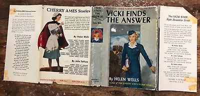 1947 VICKI FINDS ANSWER Barr Flight Attendant Series Book HCDJ McMullen Canton O • $12.99