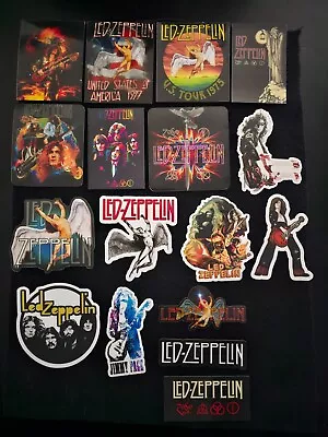 Led Zeppelin Stickers Jimmy Page Decals Angel Icarus Zoso Stairway To Heaven • $4