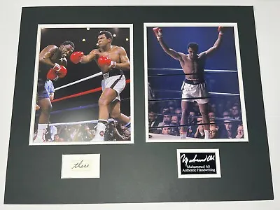 Muhammad Ali 16x20 Custom Matted Cut Display With One Hand-Written Word JSA LOA • $174.98