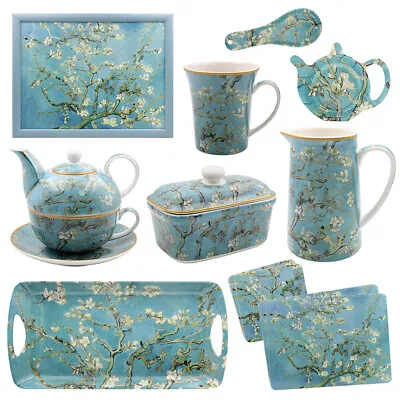 Almond Blossom Laptray Serving Trays Kitchen Tableware Set Placemats Mug Coaster • £4.95