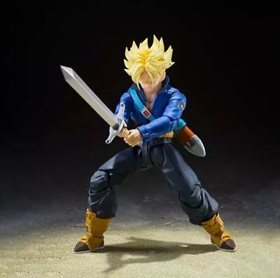 Dragon Ball Super Saiyan Trunks  The Boy From The Future  S.H. Figuarts Figure • $64.95