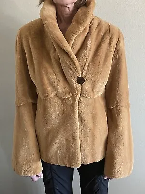 Sheared Rabbit Fur Jacket • $350