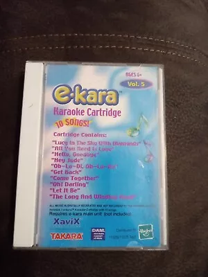 E-kara Karaoke Cartridges Vol 5  • $10