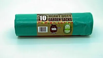 £6.29 • Buy Large Green Garden Refuse Bags/Sacks | Heavy Duty 100 L Waste/Bin/Rubbish/Strong