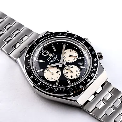 Q Timex Chronograph 40mm Reverse Panda Watch - TW2V42600 • $209