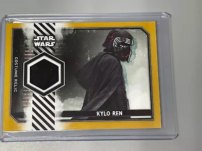 2019 Topps Star Wars Rise Of Skywalker /10 Kylo Ren Costume Relic CR-KC • $621.68