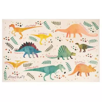 Mohawk Home Animal Print Kids Area Rug 96  X 60  In Cream W/ Stain Resistant • $179.46