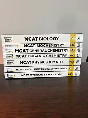 Princeton Review Subject Review MCAT Books Complete Set 4th Edition • $100