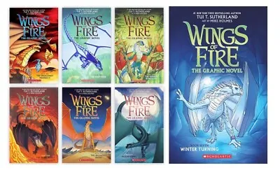 Wings Of Fire Graphic Novels 7 Books Collection Set (Book #1 - #7) NEW Paperback • $78.90