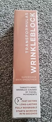 BNWT TRANSFORMULAS WRINKLEBLOCK Superdose Skin Smoother (Targets Wrinkles) VEGAN • £55