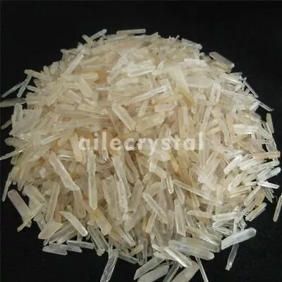 100g BEAUTIFUL TERMINATED NATURAL RAW CLEAR QUARTZ CRYSTAL POINTS MADAGASCAR • $9.39