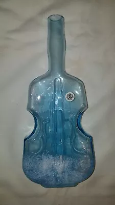 Ultra Rare Pairpoint Glass Co Ltd Edition Violin Cello Bottle Embossed Snowman  • $84.50