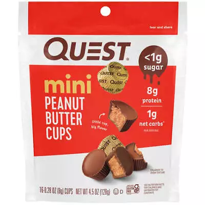 Quest Mini Peanut Butter Cups 4.5 OZ • £13.79