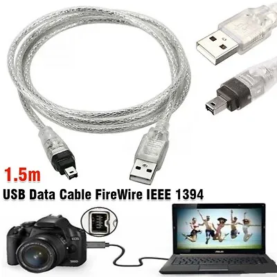 For Mini DV MiniDV USB Data Cable FireWire IEEE 1394 HDV Camcorder To Edit PC • £4.31