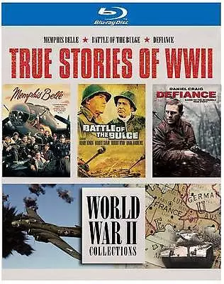 True Stories Of WWII Collection (Memphis Belle/Battle Of The Bulge/Defiance) [Bl • $17.99