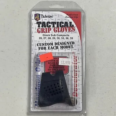 Pachmayr 05175  Tactical Grip Glove Slip On Sleeve Glock 26 27 28 29 30 33 36 39 • $10.95