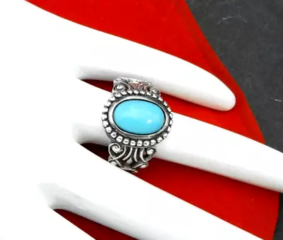 Vintage Avon Southwestern Faux Turquoise Solid 925 Sterling Silver Jewelry • $39.99