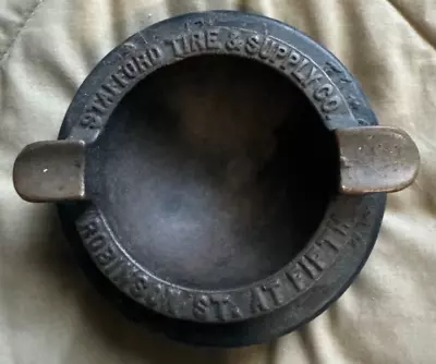 Vintage Firestone Stafford Tire And Supply Co. 4.5  Tire Ashtray • $11.50