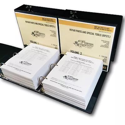 5 Ton 6x6 M923 M925 M927 M928 M929 Cargo Dump Diesel Truck Parts Manual Book  • $136.97