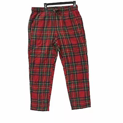 Old Navy Pajama Pant Mens Tartan Plaid Flannel Sleep Christmas Large Loungewear • $14.44