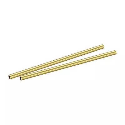 Brass Round Tube 4.5mm OD 0.5mm Wall Thickness 100mm Length Pipe Tubing 2 Pcs • $7.22