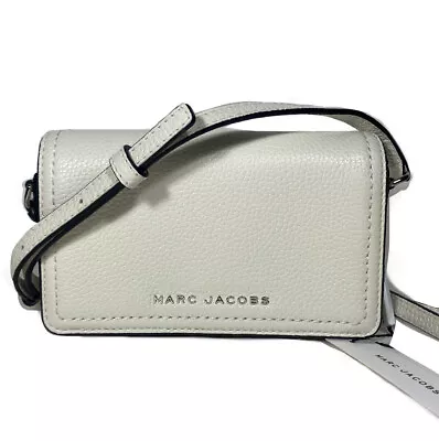 MARC JACOBS Groove Leather Crossbody Mini Bag Cotton White (MSRP $195) • $78.99