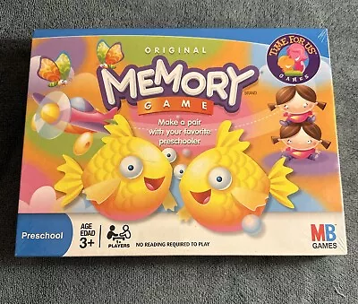 Milton Bradley Original Memory Game Preschool Educational Board Game New Sealed • $15.99